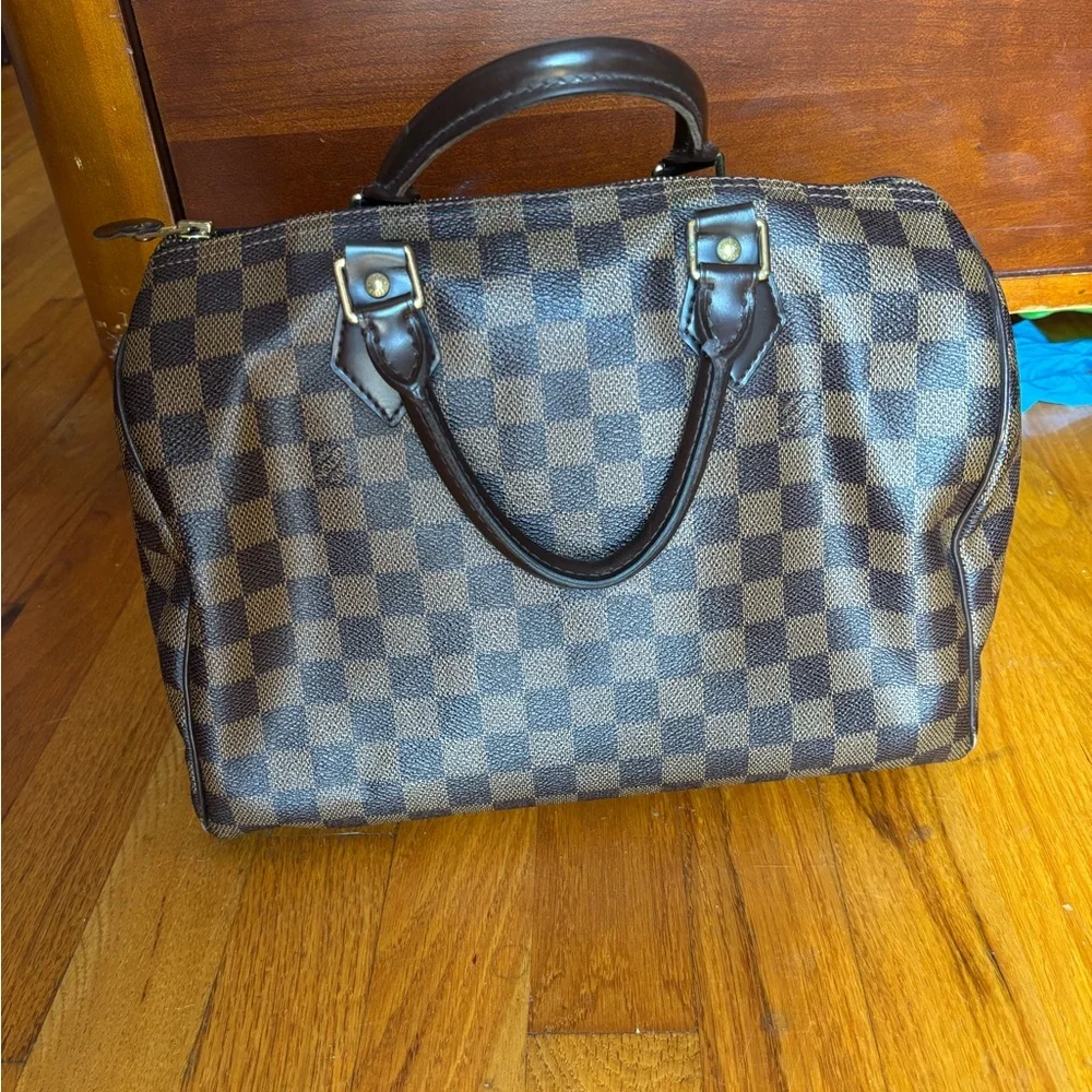 LOUIS VUITTON Damier Ebene canvas, the Speedy 30 100% AUTHENTIC!!!! - Picture 6 of 16